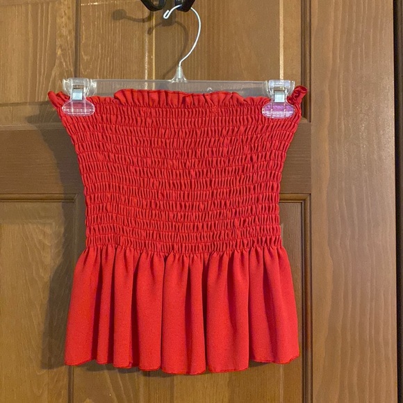 Tops - Red Tube Top